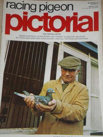 RACING PIGEON PICTORIAL magazine, Volume 2 Number 16 issue for sale. Original 1971 publication from 