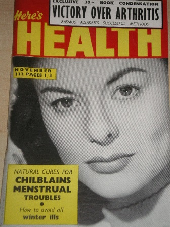 Tilleys Vintage Magazines HERES HEALTH Magazine November Issue For Sale Original