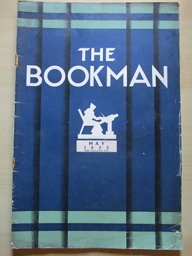 The BOOKMAN magazine, May 1933 issue for sale. THOMAS DERRICK, C. E. M. JOAD. Original British publi