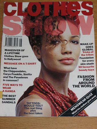 CLOTHES SHOW magazine, August 1992. Vintage womens, fashion, style publication for sale. Classic ima