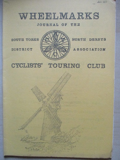 WHEELMARKS the JOURNAL OF THE CYCLISTS TOURING CLUB, June 1979 issue for sale. SOUTH YORKS AND NORTH