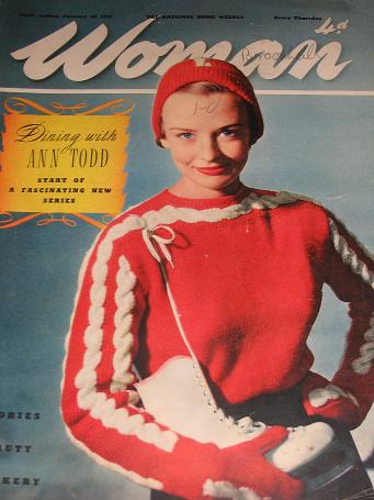 Tilleys Vintage Magazines WOMAN Magazine January 20 1951 Issue For