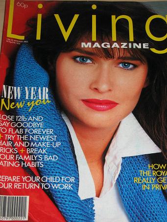 LIVING magazine, 22 January 1986 issue for sale. Original gifts from Tilleys, Chesterfield, Derbyshi