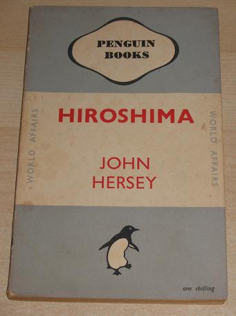 Penguin Book 603, HIROSHIMA Hersey 1946. Vintage publication for sale. Classic images of the twentie