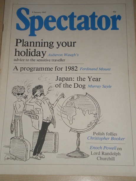 SPECTATOR magazine, 9 January 1982 issue for sale. JAPAN, ENOCH POWELL. Original British POLITICAL p