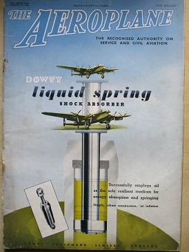The AEROPLANE magazine, February 25 1944 issue for sale. Original British AVIATION publication from 