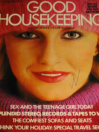 GOOD HOUSEKEEPING magazine, January 1978 issue for sale. Original gifts from Tilleys, Chesterfield, 