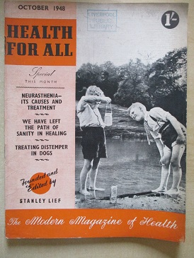 Tilleys Vintage Magazines HEALTH FOR ALL Magazine October Issue For Sale WE HAVE LEFT