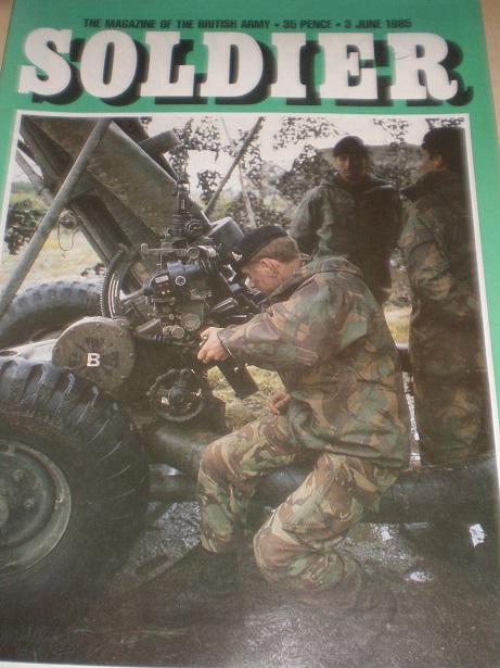 SOLDIER magazine, 3 June 1985 issue for sale. Original British publication from Tilley, Chesterfield