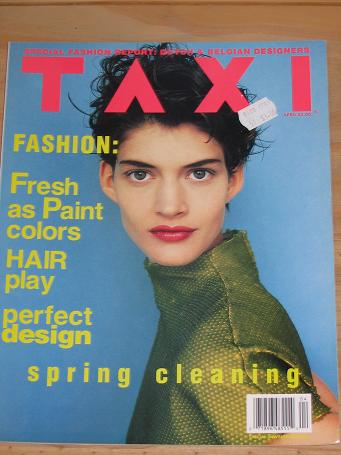 TAXI MAGAZINE APRIL 1990 BACK ISSUE FOR SALE VINTAGE FASHION LIFESTYLE PUBLICATION PURE NOSTALGIA AR