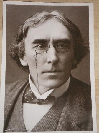 Original postcard: SIR HENRY IRVING. British THEATRE collectable from Tilley, Chesterfield, Derbyshi