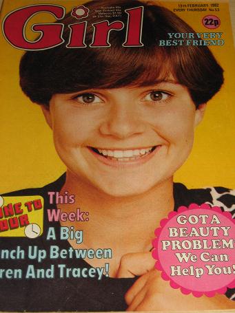 GIRL magazine, 13 February 1982 issue for sale. TOYAH. British teen publication. Tilleys, Chesterfie