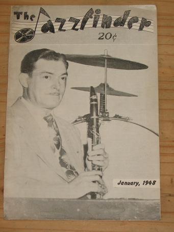 JAZZFINDER MAGAZINE JANUARY 1948 ISSUE FOR SALE SCARCE VINTAGE MUSIC PUBLICATION PURE NOSTALGIA ARCH