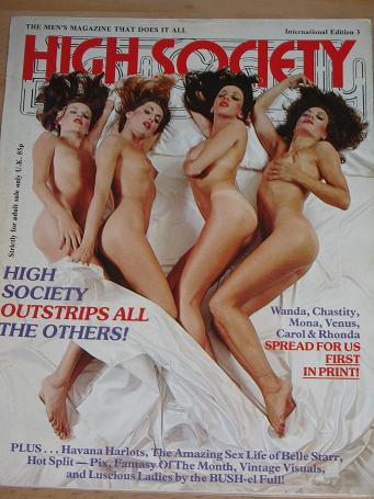 Vintage High Society Porn Magazine - Tilleys Vintage Magazines : HIGH SOCIETY MAGAZINE INTERNATIONAL EDITION  NUMBER 3 ISSUE FOR SALE 1977 VINTAGE ADULT MENS GLAMOUR