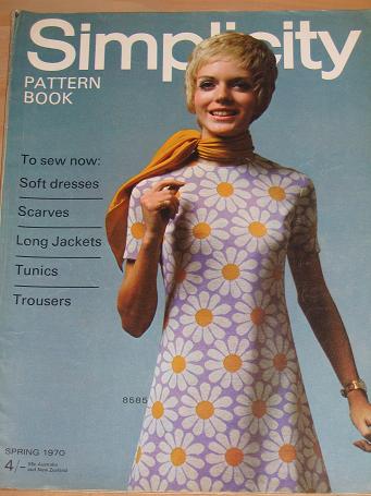 SIMPLICITY PATTERN BOOK SPRING 1970 ISSUE FOR SALE VINTAGE FASHION SEWING DRESSMAKING PUBLICATION CL