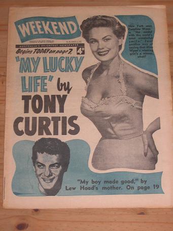 WEEKEND MARCH 5 1955 CAROLINE WYNN CURTIS VINTAGE AUSTRALIAN PUBLICATION FOR SALE CLASSIC IMAGES OF 