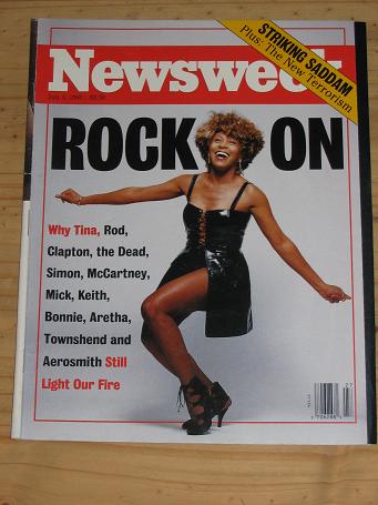 TINA TURNER NEWSWEEK MAG JULY 5 1993 FOR SALE CLASSIC IMAGES OF THE TWENTIETH CENTURY PURE NOSTALGIA