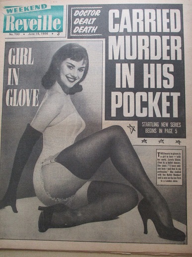 REVEILLE newspaper, June 15 1956 issue for sale. EILEEN ELTON. Original British publication from Til