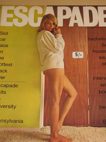 ESCAPADE magazine, October 1965 issue for sale. Vintage MENS, STORY, PIN-UP, GLAMOUR, publication. C