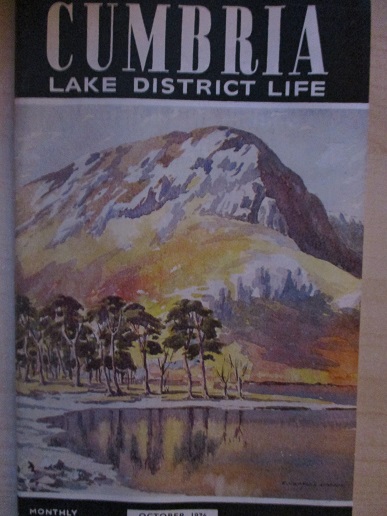 CUMBRIA magazine, October 1976 issue for sale. LAKE DISTRICT LIFE. Original British publication from