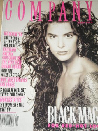 COMPANY magazine, January 1989 issue for sale. Original UK FASHION publication from Tilley, Chesterf