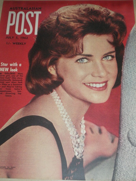 AUSTRALASIAN POST magazine, July 5 1962 issue for sale. DOLORES HART. Original Australian publicatio