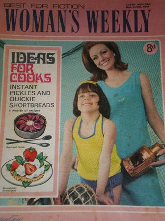 Tilleys Vintage Magazines WOMANS WEEKLY Magazine 15 June 1968 Issue