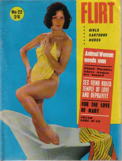 FLIRT MAG No 2 1960S GIRLS PINUPS CARTOONS NUDES