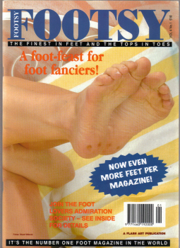 Tilleys Vintage Magazines FOOTSY VINTAGE FETISH COLLECTABLE BACK ISSUE GIRLY MAGAZINE FOR SALE