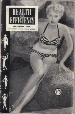 Tilleys Vintage Magazines SCARCE COLLECTABLE BACK ISSUE HEALTH EFFICIENCY NATURIST MAGAZINE