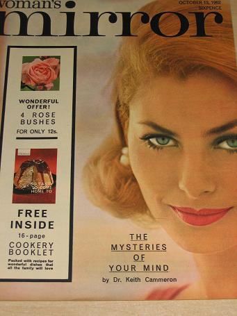 WOMANS MIRROR magazine, October 13 1962 issue for sale. Classic images of the twentieth century. The