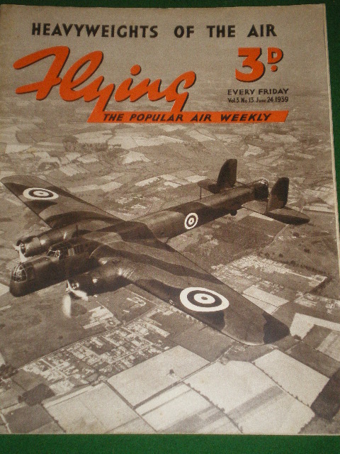 Tilleys Vintage Magazines : FLYING Magazine, June 24 1939 Issue For ...