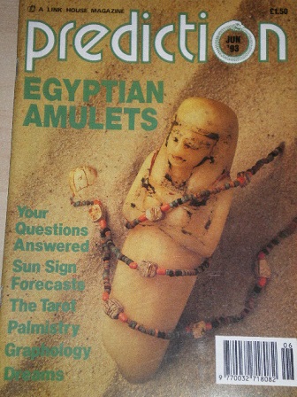 PREDICTION magazine, June 1993 issue for sale. OCCULT. Original British publication from Tilley, Che