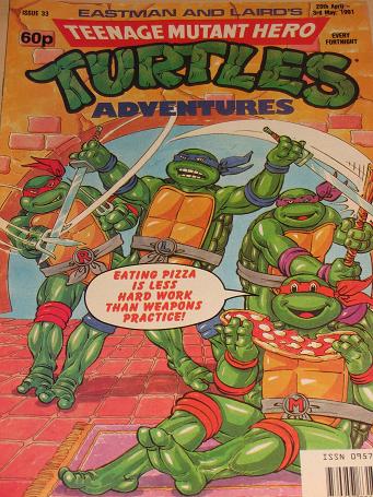 Tilleys Vintage Magazines : TEENAGE MUTANT HERO TURTLES comic, 1991 ...