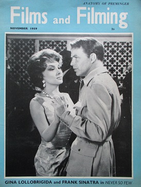 FILMS AND FILMING magazine, November 1959 issue for sale. GINA LOLLOBRIGIDA, FRANK SINATRA. Original