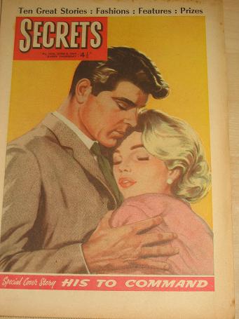 SECRETS magazine, June 8 1963 issue for sale. ROMANTIC FICTION, WOMENS FICTION. Birthday gifts from 