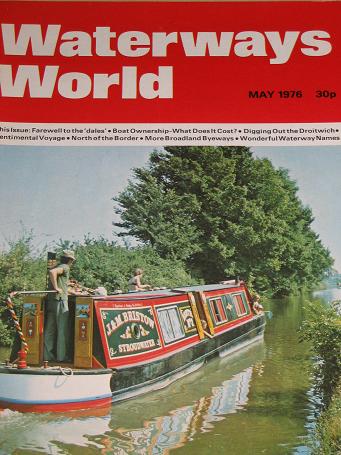 WATERWAYS WORLD magazine, May 1976 issue for sale. CANALS, BOATS. Classic images of the twentieth ce