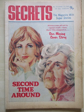 SECRETS magazine, March 29 1980 issue for sale. Original British publication from Tilley, Chesterfie