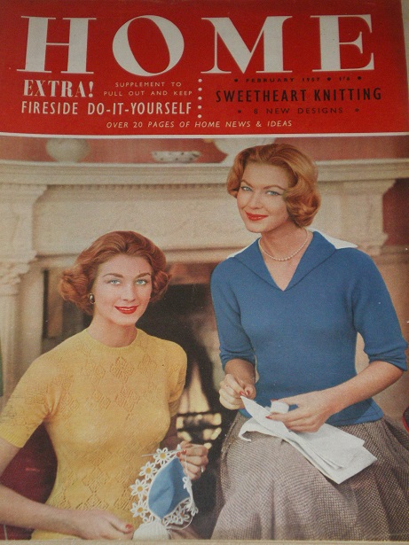 HOME magazine, February 1957 issue for sale. MARY BURCHELL, OURSLER ARMSTRONG, THYRA FERRE BJORN. Or