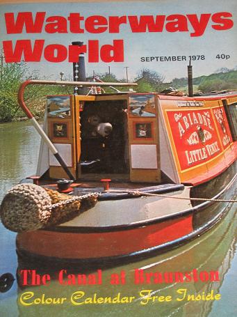 WATERWAYS WORLD magazine, September 1978 issue for sale. CANALS, BOATS. Classic images of the twenti