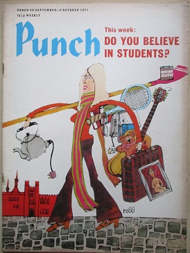 PUNCH magazine, 29 September - 5 October 1971 issue for sale. ROSS, ANN LESLIE, QUENTIN BLAKE, LIBBY