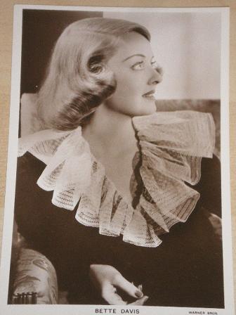 Tilleys Vintage Magazines : Original PICTURE postcard BETTE DAVIS ...