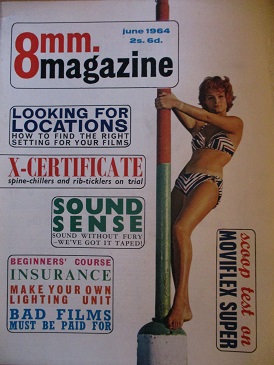 8MM MAGAZINE, June 1964 issue for sale. HOME MOVIES, CINE FILMS, MOTION PICTURES. Original British p