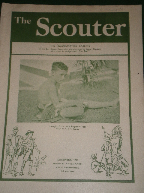 THE SCOUTER magazine, December 1934 issue for sale. Original British publication from Tilley, Cheste