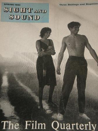 SIGHT AND SOUND magazine, Spring 1960 issue for sale. Original INTERNATIONAL FILM publication from T