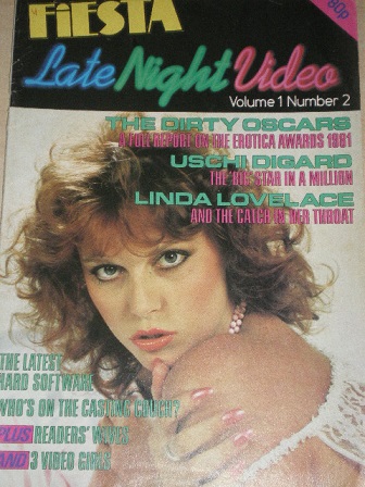 FIESTA LATE NIGHT VIDEO magazine, Volume 1 Number 2 issue for sale. Original British adult publicati