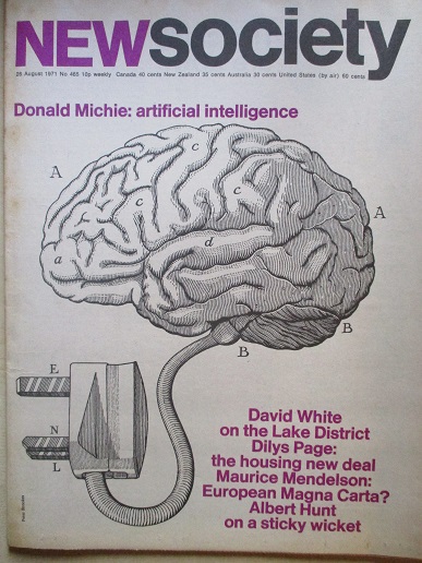 NEW SOCIETY magazine, 26 August 1971 issue for sale. DONALD MICHIE, DAVID WHITE. Original British pu