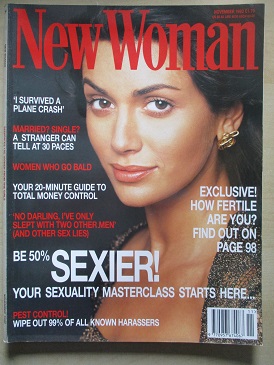 NEW WOMAN magazine, November 1993 issue for sale. OLGA RUBIO, BECKY BIRTHA, JANE MJOLSNESS. Original