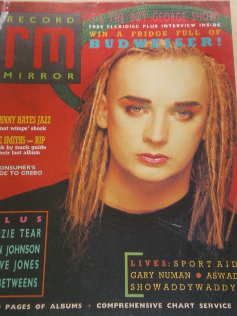 RECORD MIRROR magazine, September 19 1987 issue for sale. BOY GEORGE, JOHNY HATES BAND, THE SMITHS, 