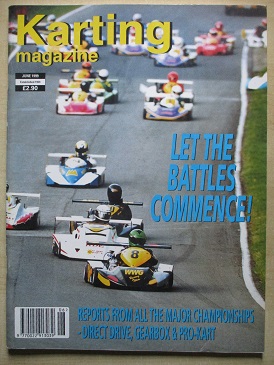 KARTING magazine, June 1999 issue for sale. Original British publication from Tilley, Chesterfield, 